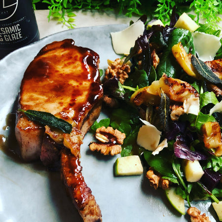 Pork , Apple & Walnut Salad